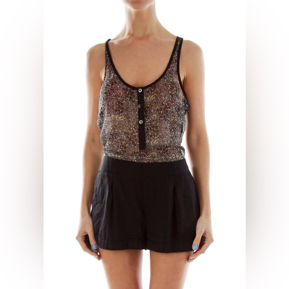 Free People Sheer Top Romper